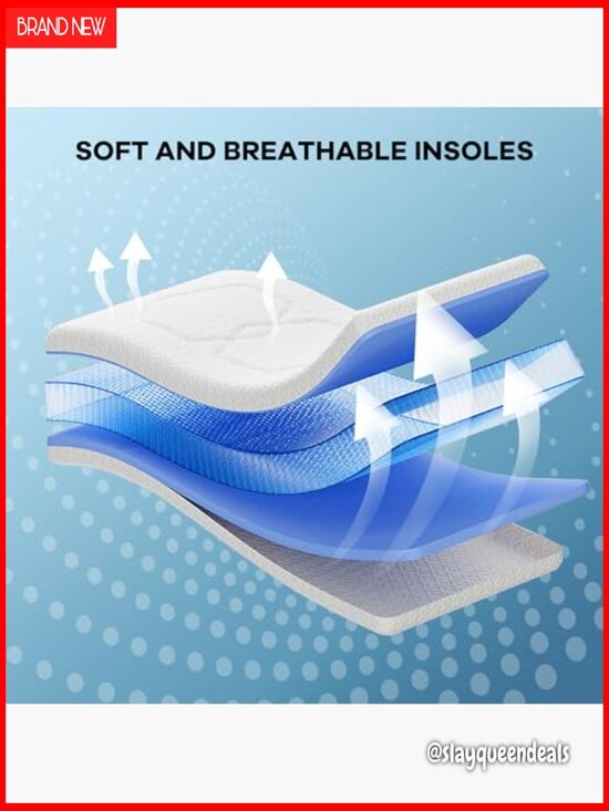 Lightweight Running Sneakers with Arch Support Luminous Lace-Up Athletic Shoes - Picture 6 of 7